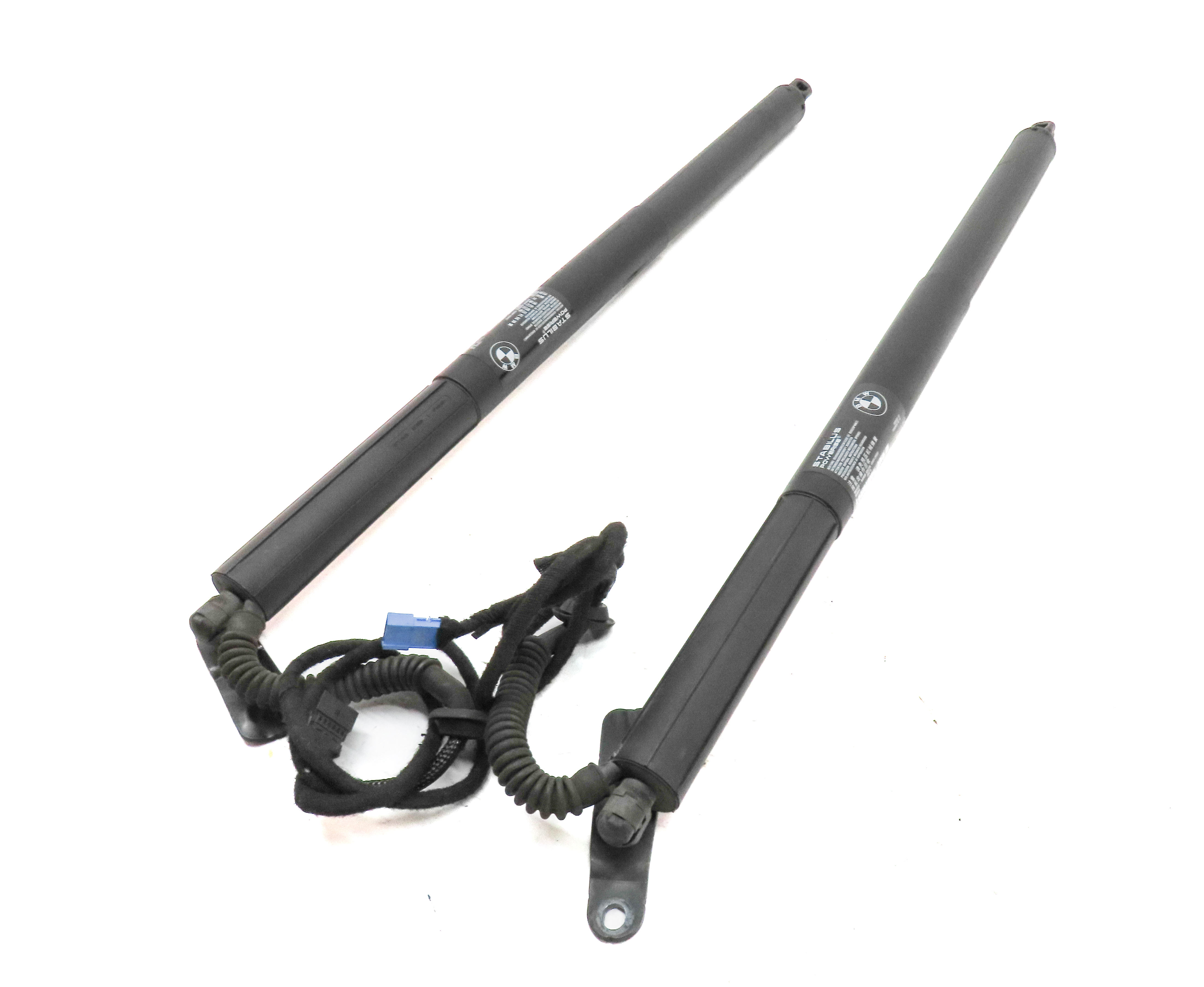2011-2015 BMW X3 (F25) LEFT & RIGHT REAR TRUNK SHOCK STRUT SET 2 (ELECTRIC) — exact item pictured